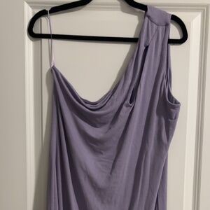 One Shoulder fitted mini dress